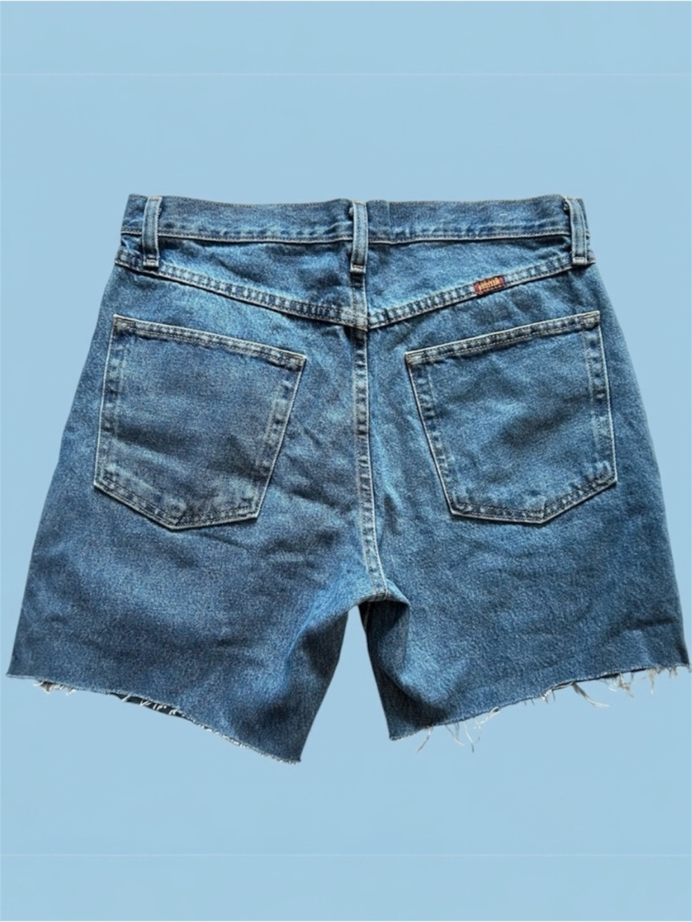 Vintage 90s Rustler 32x7 Denim Jean Cut Offs Jorts Unisex